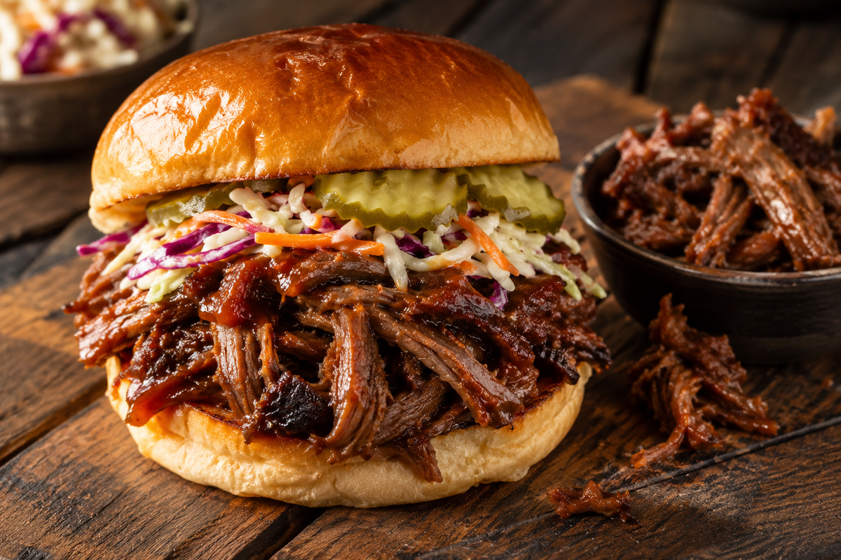 Slow-Cooked BBQ Pulled Beef