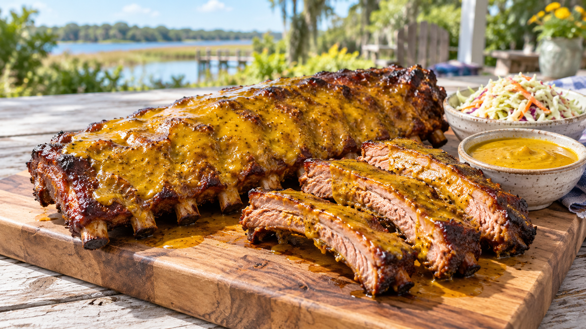 Carolina Mustard BBQ Ribs