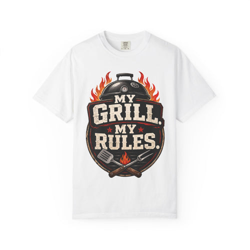 Grill My Rules T-Shirt — Funny BBQ Cooking Tee