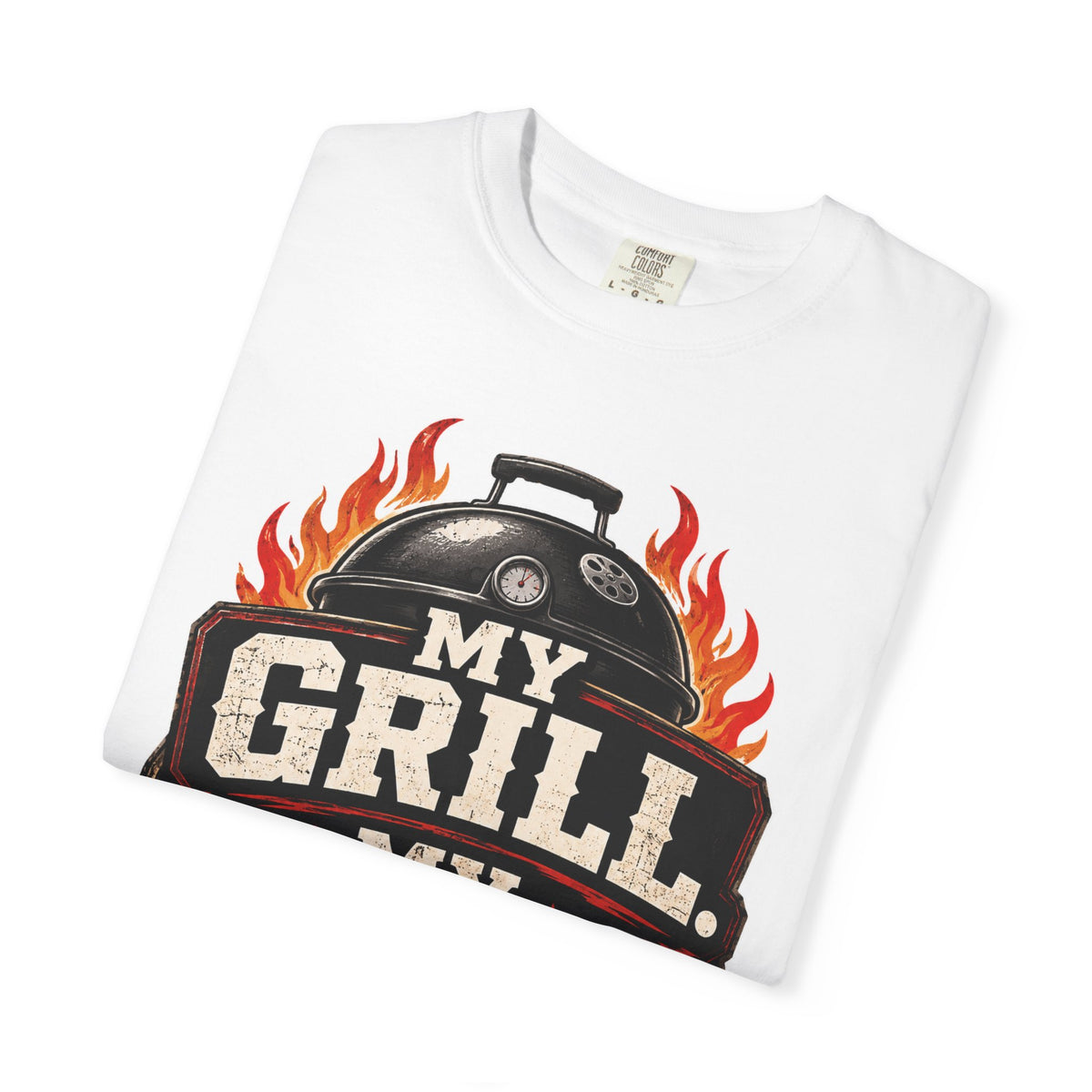 Grill My Rules T-Shirt — Funny BBQ Cooking Tee
